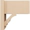 Ekena Millwork 7 1/2-in W x 12-in D x 12-in H Balboa Block Rough Cedar Woodgrain TimberThane Outlooker, Primed Tan OUTUR075X12X12BOA44RCPR - alternate 5